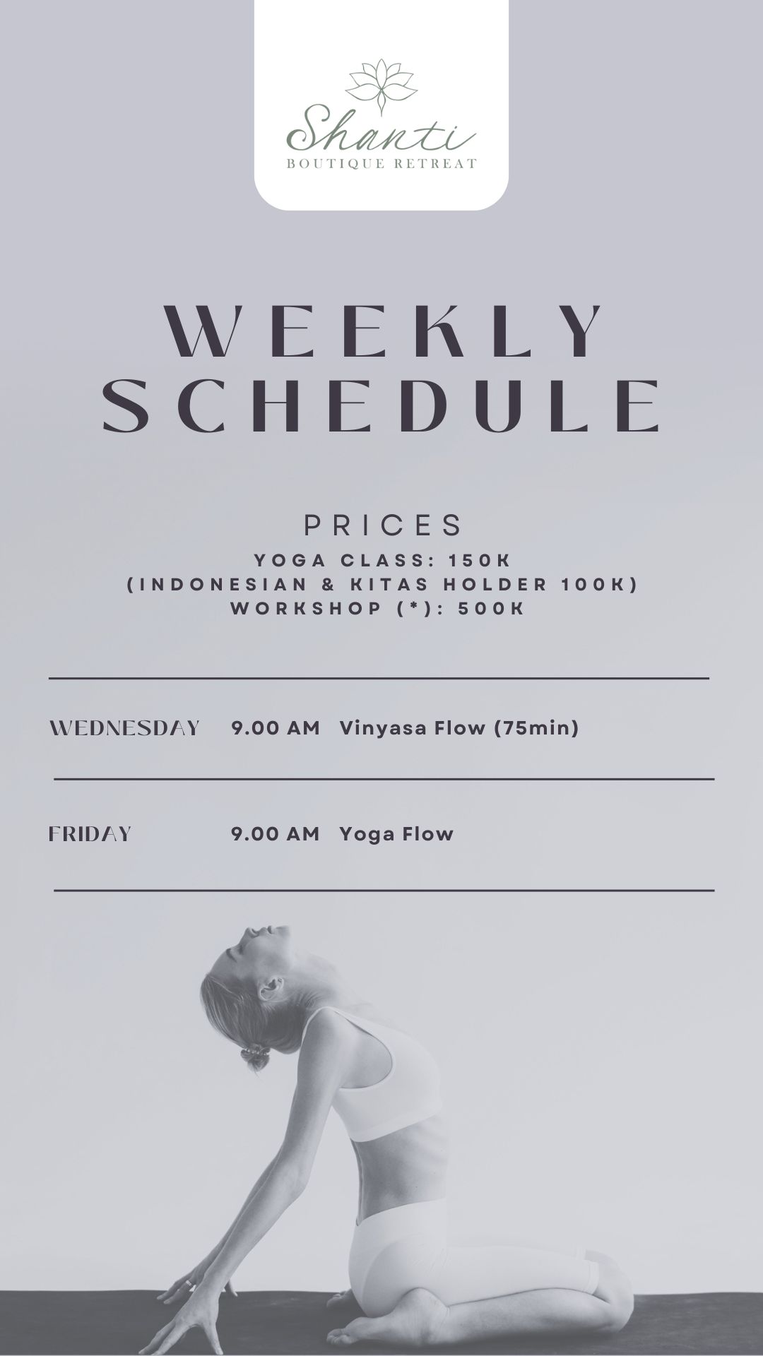 Yoga Schedule
